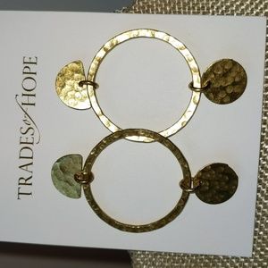 Trades of Hope Geo Hoop Earrings